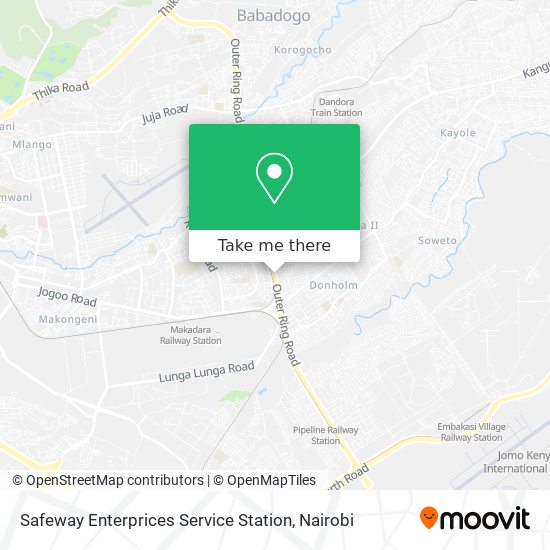 Safeway Enterprices Service Station map