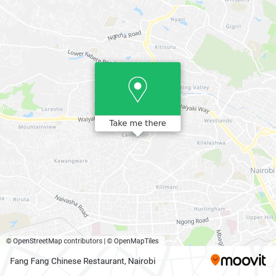 Fang Fang Chinese Restaurant map