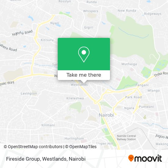 Fireside Group, Westlands map