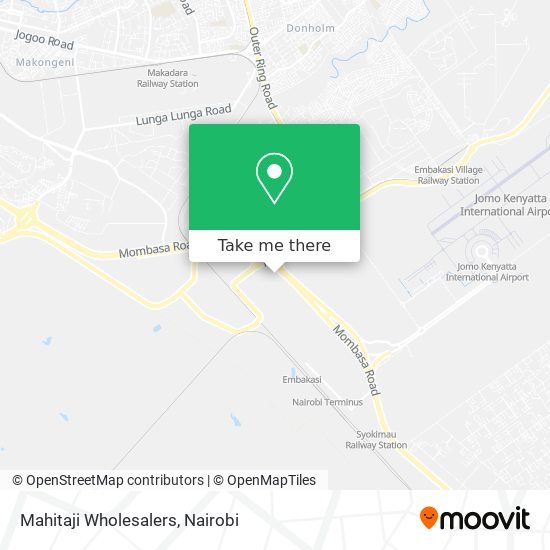 Mahitaji Wholesalers map