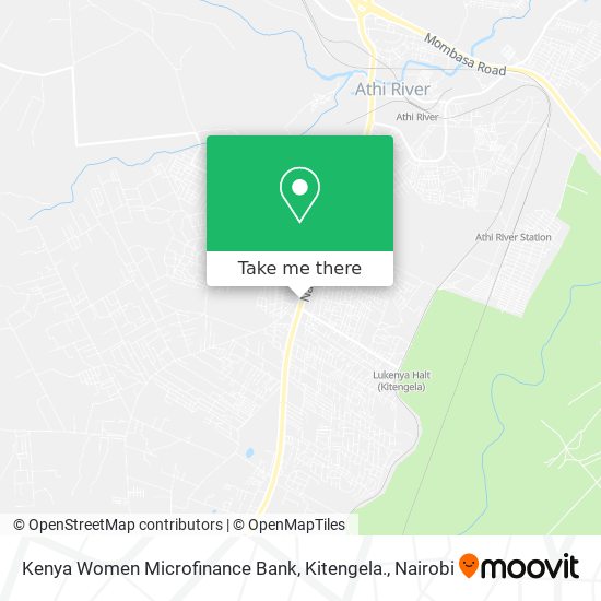 Kenya Women Microfinance Bank, Kitengela. map