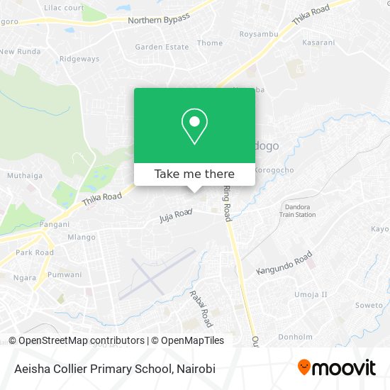 Aeisha Collier Primary School map
