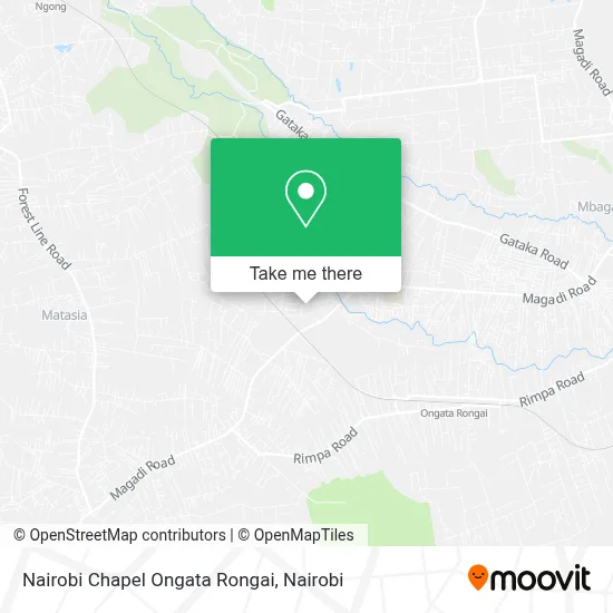 Nairobi Chapel Ongata Rongai map