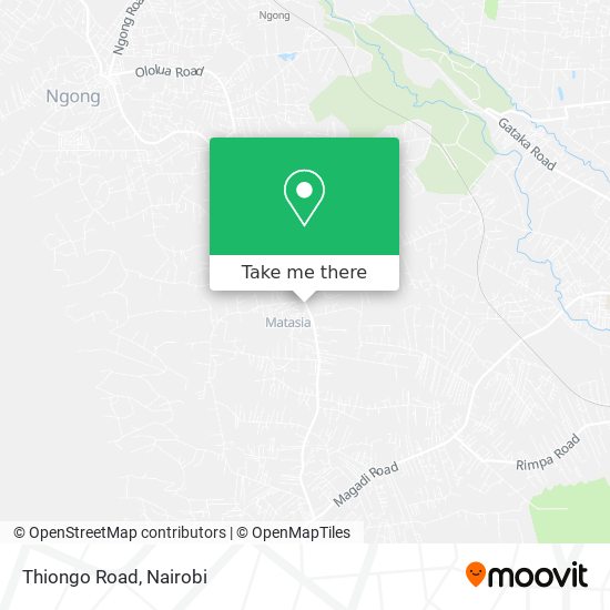 Thiongo Road map