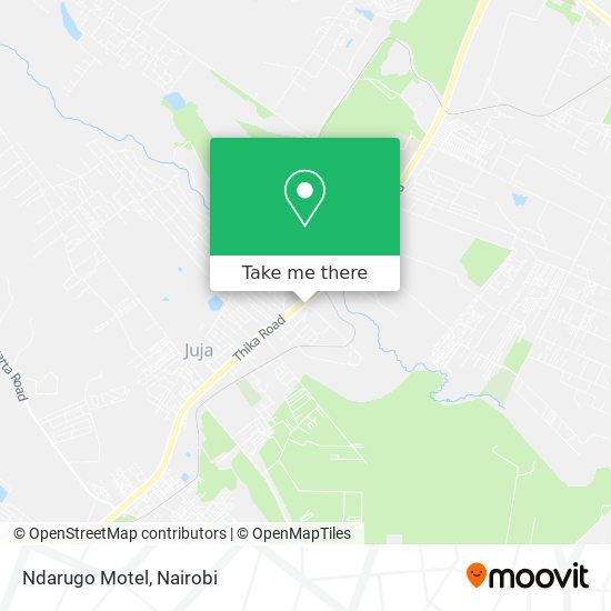 Ndarugo Motel map