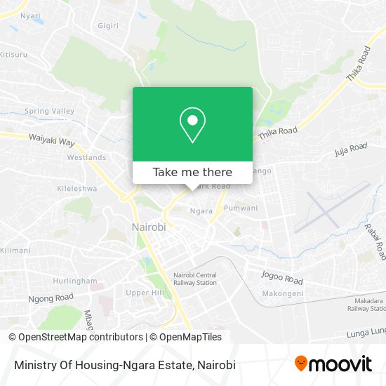 Ministry Of Housing-Ngara Estate map