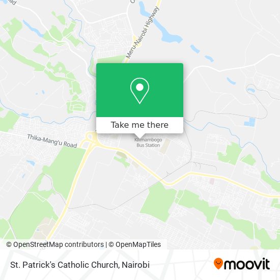 St. Patrick's Catholic Church map