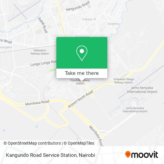 Kangundo Road Service Station map