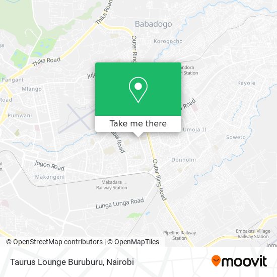 Taurus Lounge Buruburu map