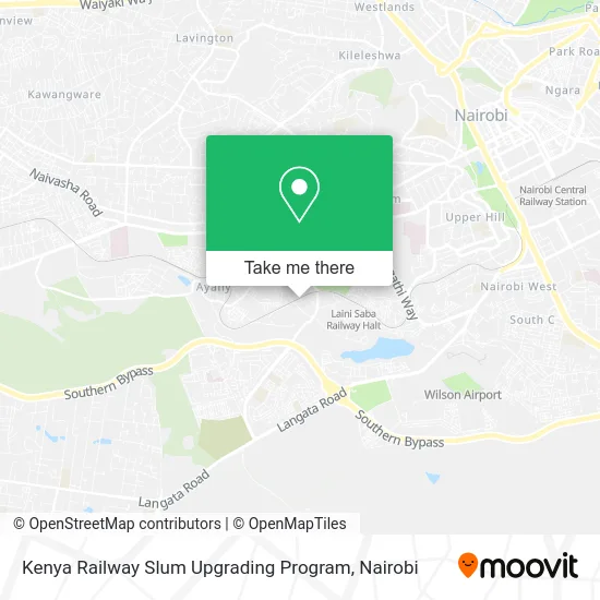 Kenya Railway Slum Upgrading Program map