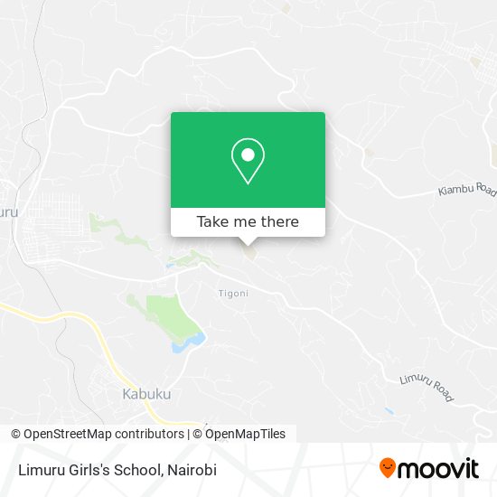 Limuru Girls's School map
