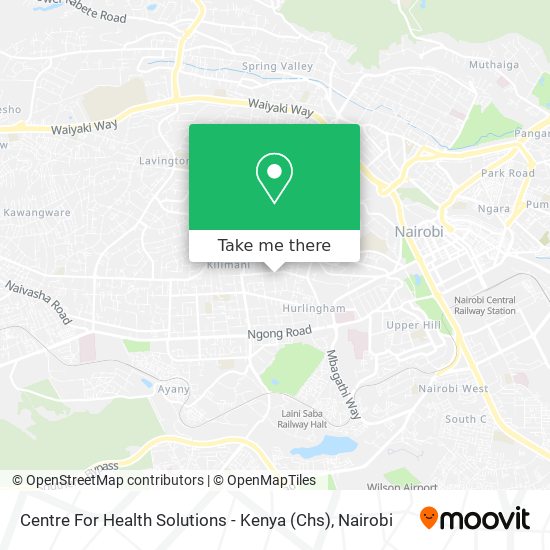 Centre For Health Solutions - Kenya (Chs) map