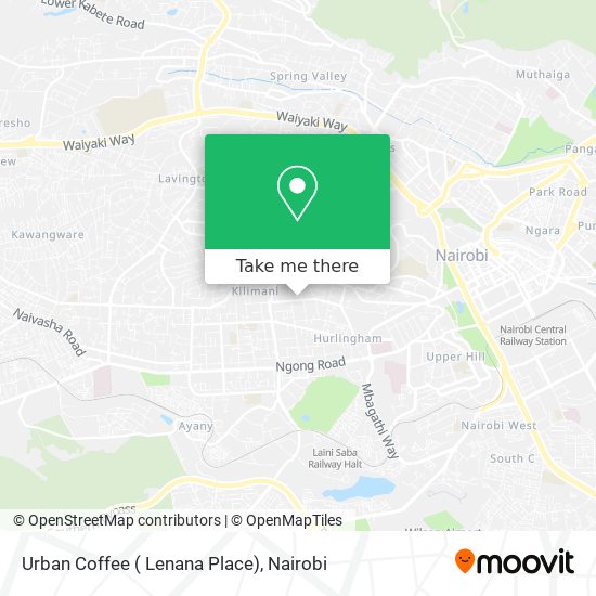 Urban Coffee ( Lenana Place) map
