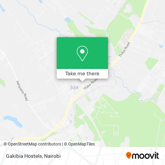 Gakibia Hostels map