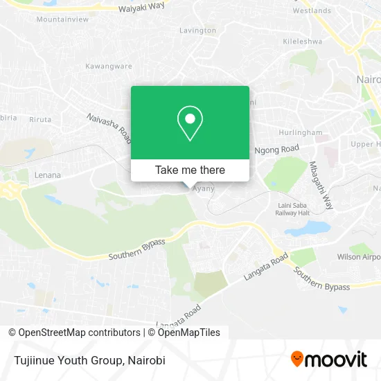 Tujiinue Youth Group map