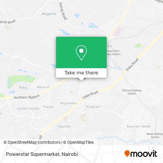 Powerstar Supermarket map