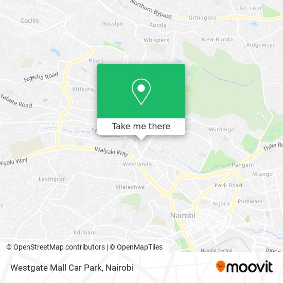 Westgate Mall Car Park map