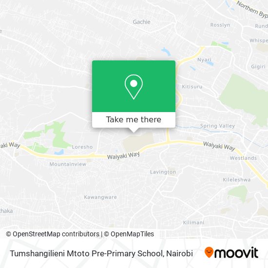 Tumshangilieni Mtoto Pre-Primary School map