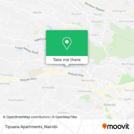Tipuana Apartments map