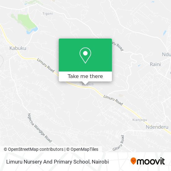 Limuru Nursery And Primary School map