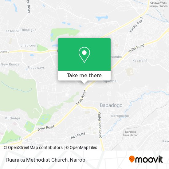 Ruaraka Methodist Church map
