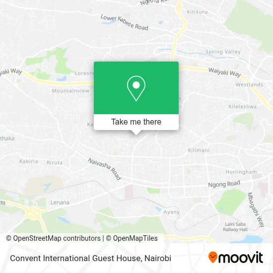 Convent International Guest House map