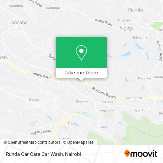 Runda Car Care Car Wash map