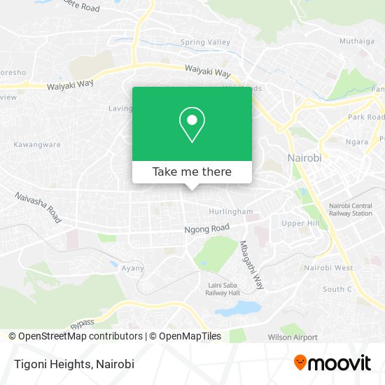 Tigoni Heights map