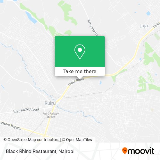 Black Rhino Restaurant map