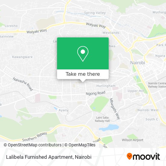 Lalibela Furnished Apartment map