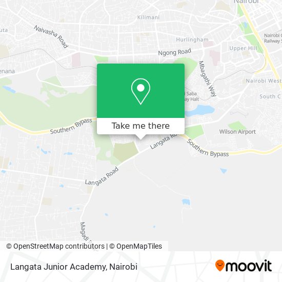 Langata Junior Academy map