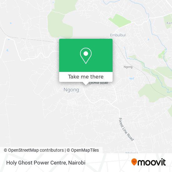 Holy Ghost Power Centre map