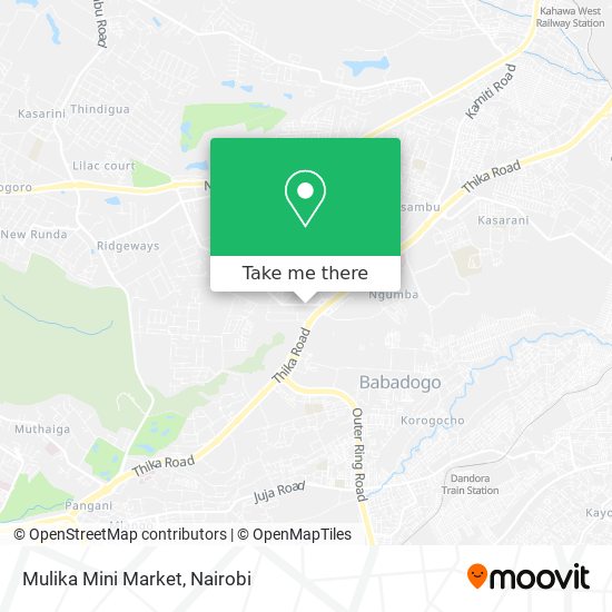 Mulika Mini Market map