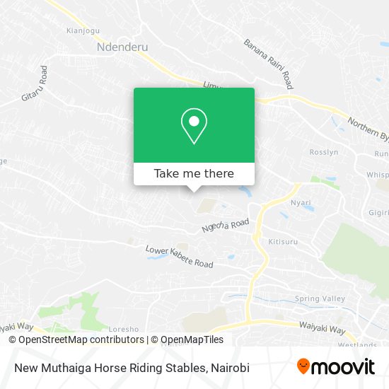 New Muthaiga Horse Riding Stables map