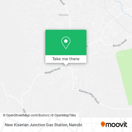 New Kiserian Junction Gas Station map