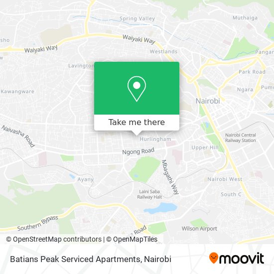 Batians Peak Serviced Apartments map