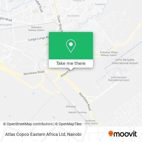 Atlas Copco Eastern Africa Ltd map