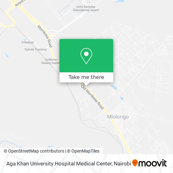 Aga Khan University Hospital Medical Center map