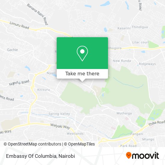 Embassy Of Columbia map