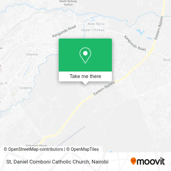 St, Daniel Comboni Catholic Church map