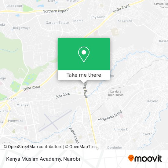 Kenya Muslim Academy map