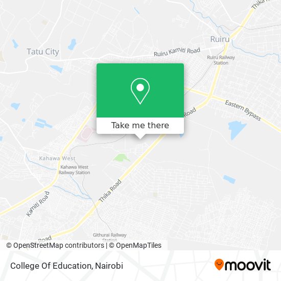College Of Education map