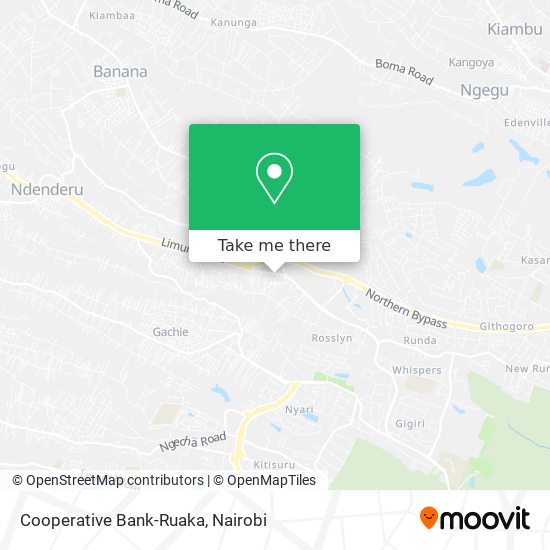 Cooperative Bank-Ruaka map