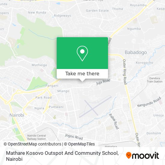 Mathare Kosovo Outspot And Community School map