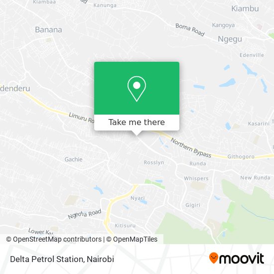 Delta Petrol Station map