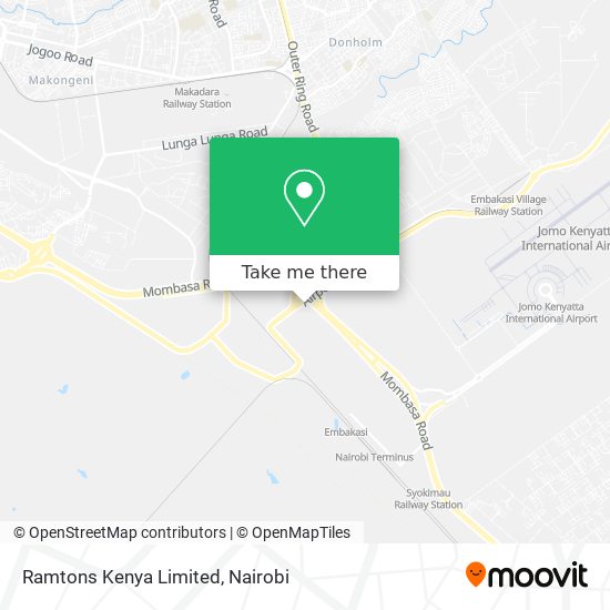 Ramtons Kenya Limited map