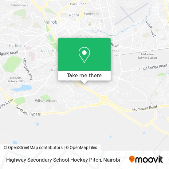 Highway Secondary School Hockey Pitch map