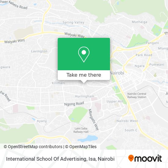 International School Of Advertising, Isa map
