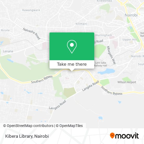 Kibera Library map