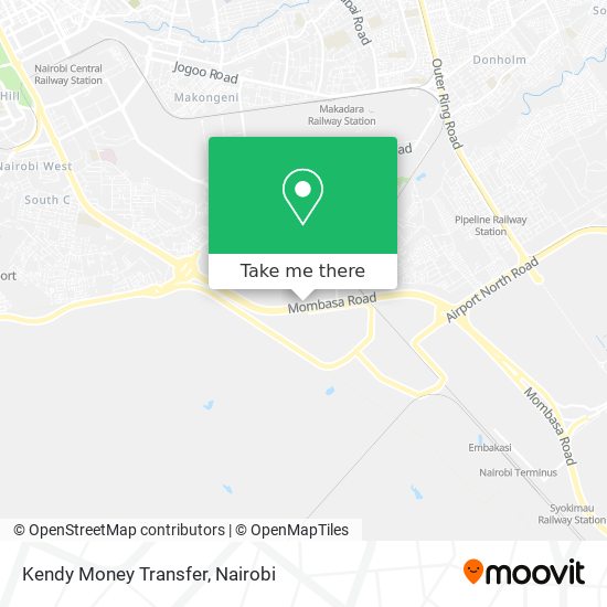 Kendy Money Transfer map